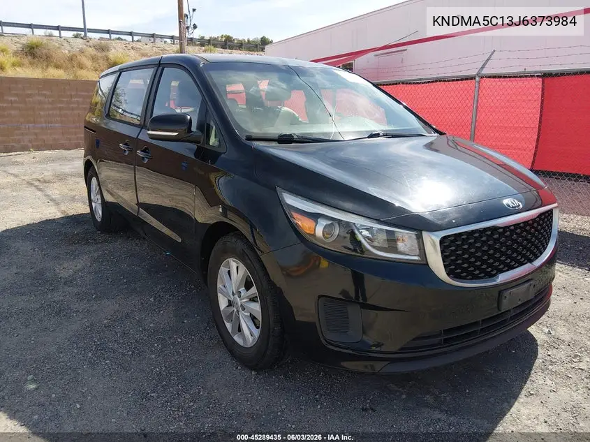 2018 Kia Sedona L VIN: KNDMA5C13J6373984 Lot: 45289435