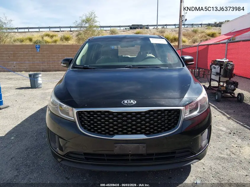 2018 Kia Sedona L VIN: KNDMA5C13J6373984 Lot: 45289435