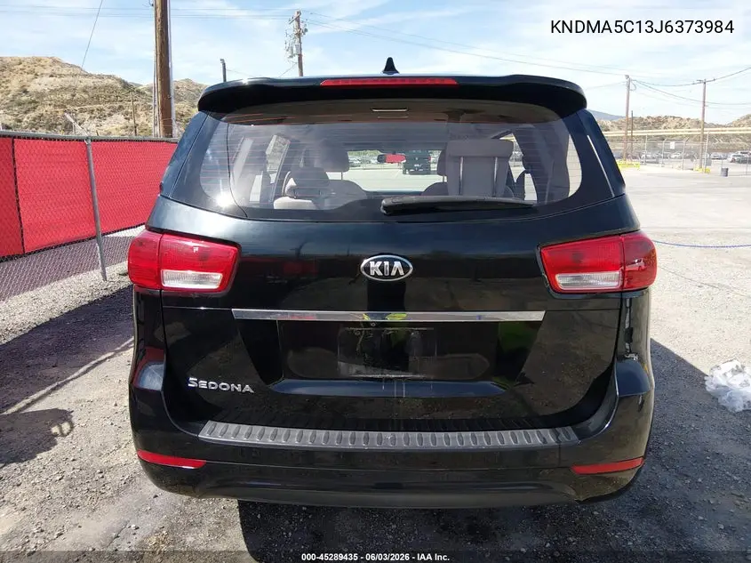 2018 Kia Sedona L VIN: KNDMA5C13J6373984 Lot: 45289435