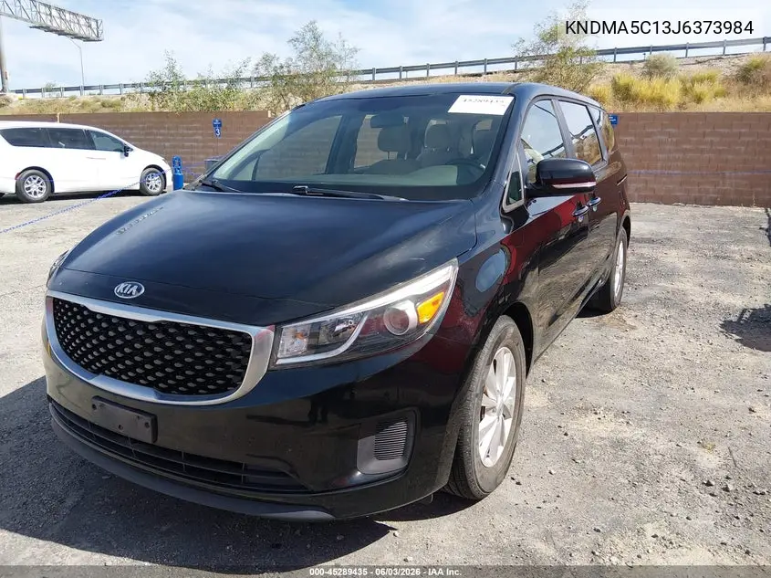 2018 Kia Sedona L VIN: KNDMA5C13J6373984 Lot: 45289435