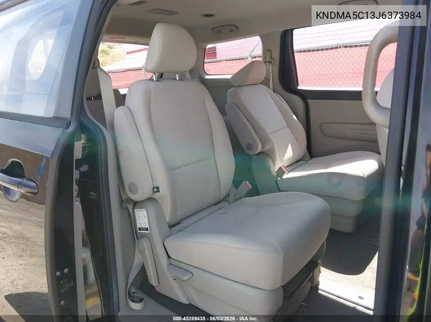 2018 Kia Sedona L VIN: KNDMA5C13J6373984 Lot: 45289435