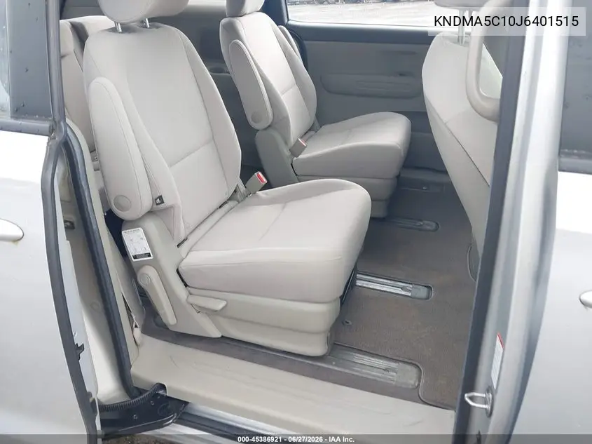 2018 Kia Sedona L VIN: KNDMA5C10J6401515 Lot: 45386921