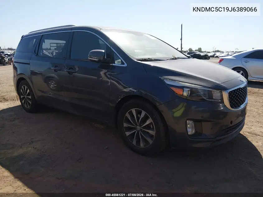 2018 Kia Sedona Sx VIN: KNDMC5C19J6389066 Lot: 45561221