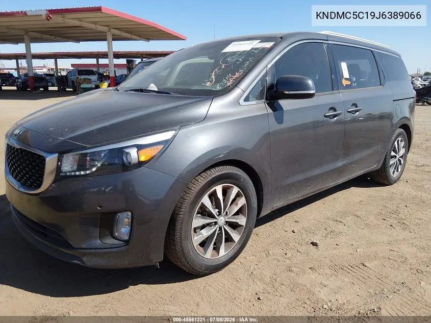 2018 Kia Sedona Sx VIN: KNDMC5C19J6389066 Lot: 45561221