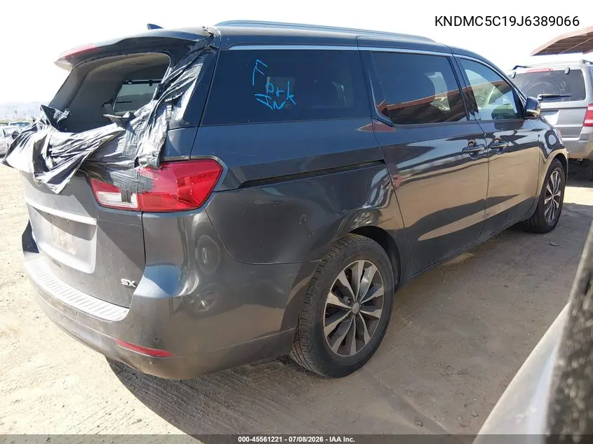 2018 Kia Sedona Sx VIN: KNDMC5C19J6389066 Lot: 45561221