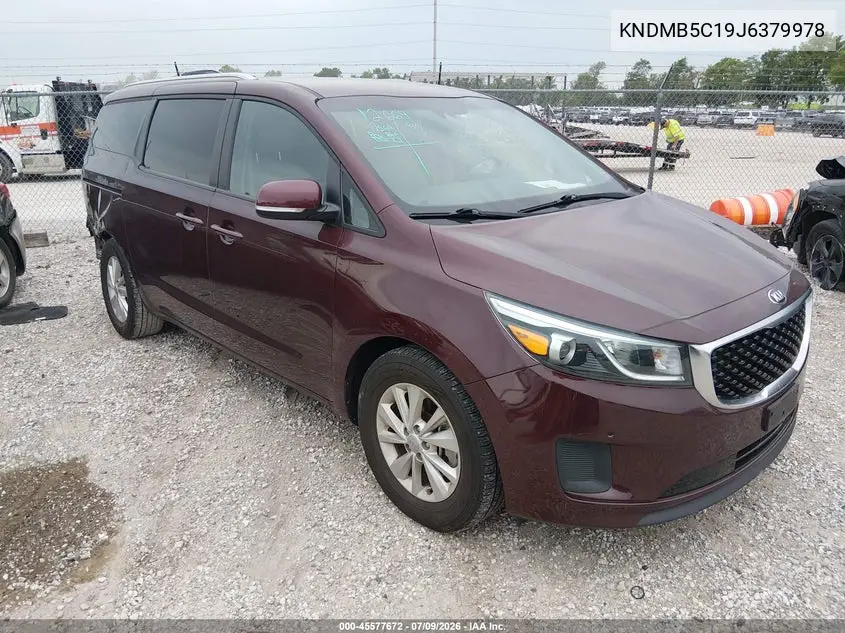 2018 Kia Sedona Lx VIN: KNDMB5C19J6379978 Lot: 45577672