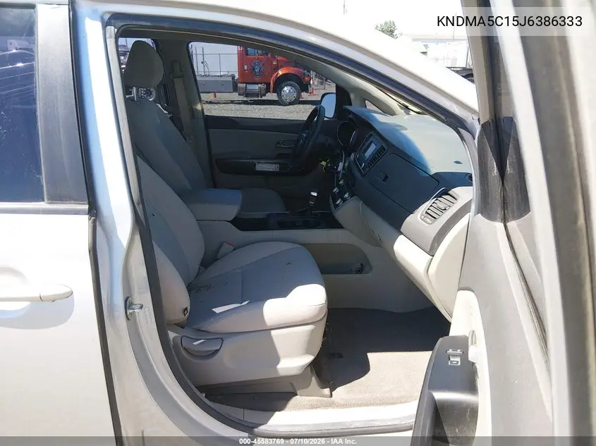 2018 Kia Sedona L VIN: KNDMA5C15J6386333 Lot: 45583769