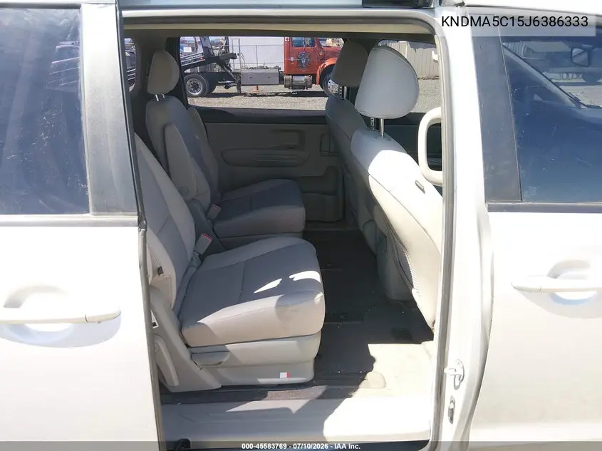 2018 Kia Sedona L VIN: KNDMA5C15J6386333 Lot: 45583769