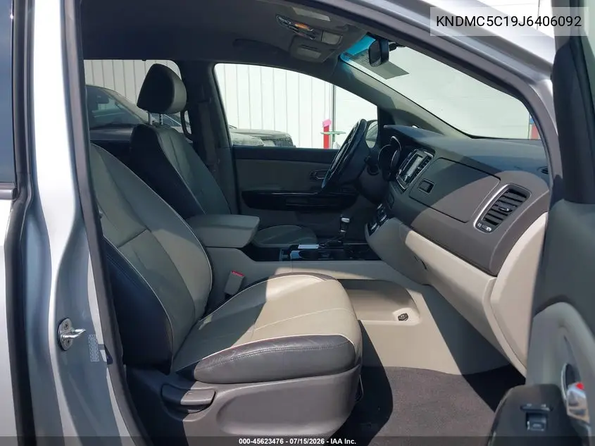 2018 Kia Sedona Ex VIN: KNDMC5C19J6406092 Lot: 45623476