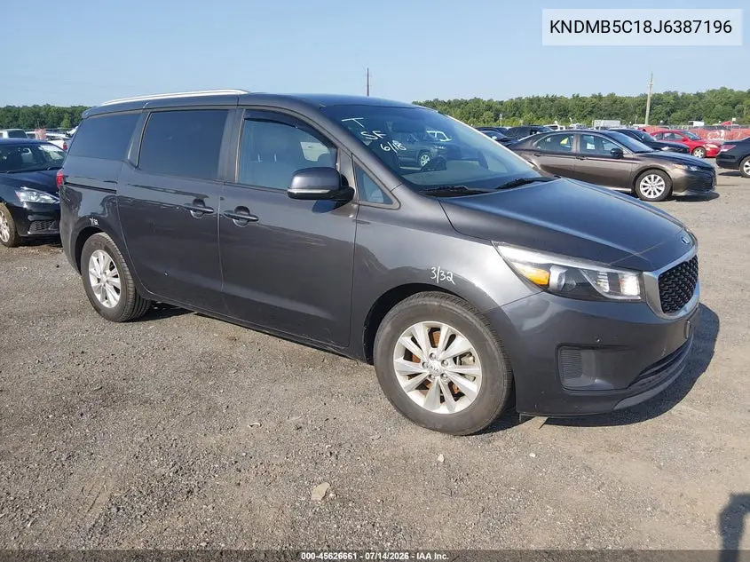 2018 Kia Sedona Lx VIN: KNDMB5C18J6387196 Lot: 45626661