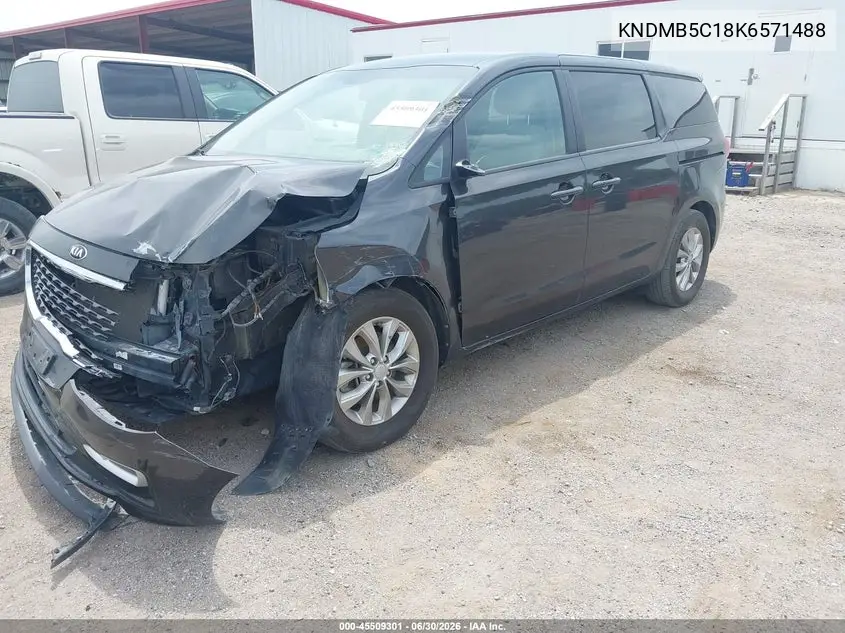 2019 Kia Sedona Lx VIN: KNDMB5C18K6571488 Lot: 45509301
