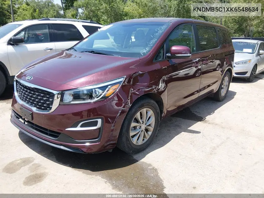 2019 Kia Sedona Lx VIN: KNDMB5C1XK6548634 Lot: 45513134