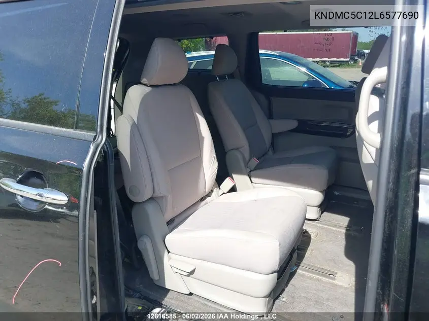 2020 Kia Sedona Ex/Sx VIN: KNDMC5C12L6577690 Lot: 12616585