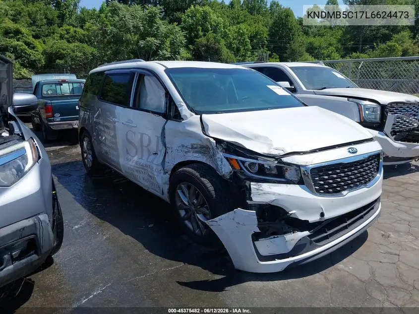 2020 Kia Sedona Ex VIN: KNDMB5C17L6624473 Lot: 45375482