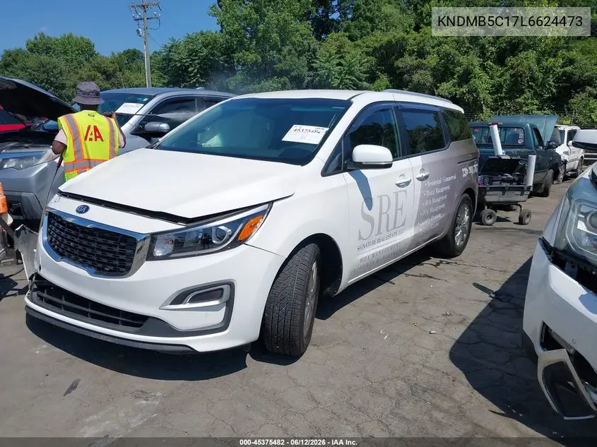 2020 Kia Sedona Ex VIN: KNDMB5C17L6624473 Lot: 45375482
