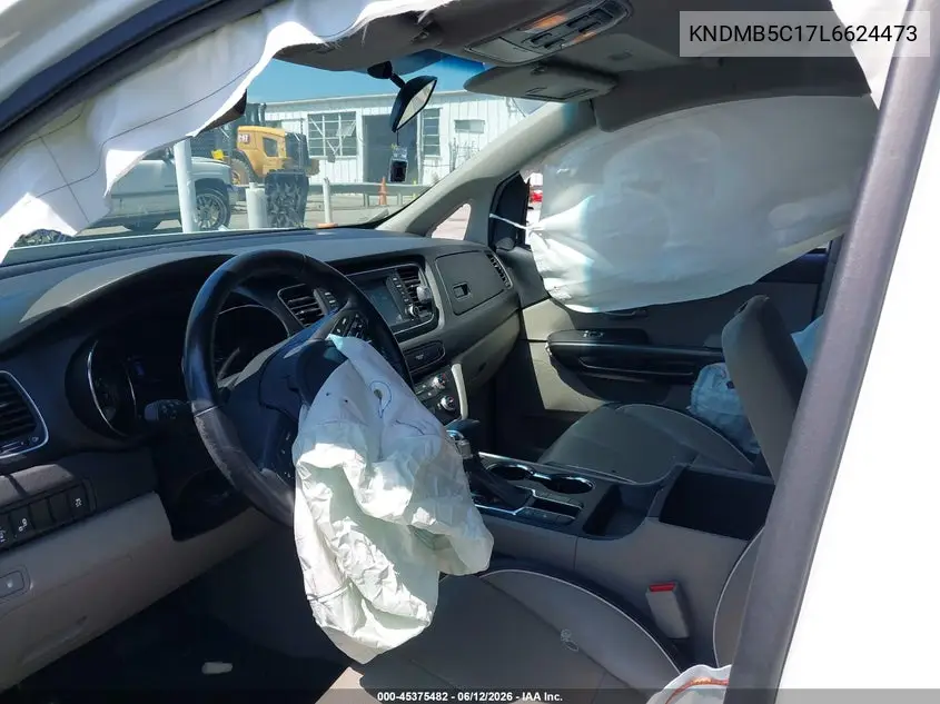 2020 Kia Sedona Ex VIN: KNDMB5C17L6624473 Lot: 45375482