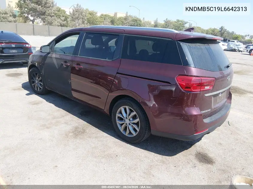 2020 Kia Sedona Ex VIN: KNDMB5C19L6642313 Lot: 45457461