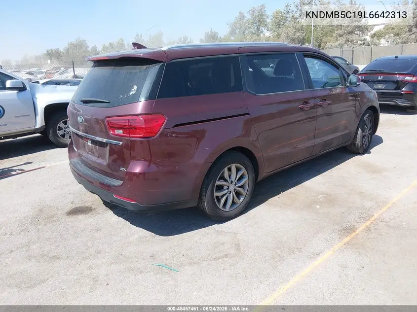 2020 Kia Sedona Ex VIN: KNDMB5C19L6642313 Lot: 45457461