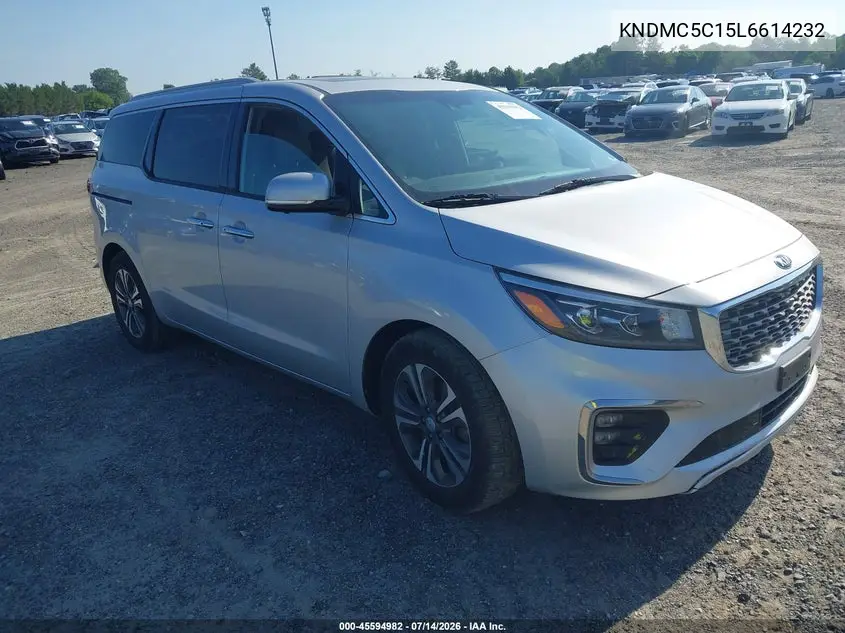 2020 Kia Sedona Sx VIN: KNDMC5C15L6614232 Lot: 45594982