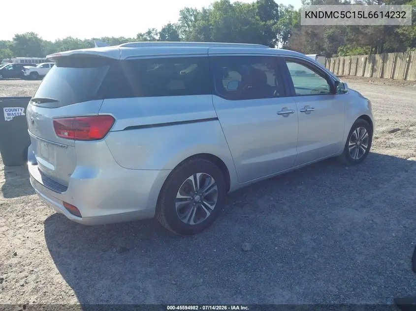 2020 Kia Sedona Sx VIN: KNDMC5C15L6614232 Lot: 45594982