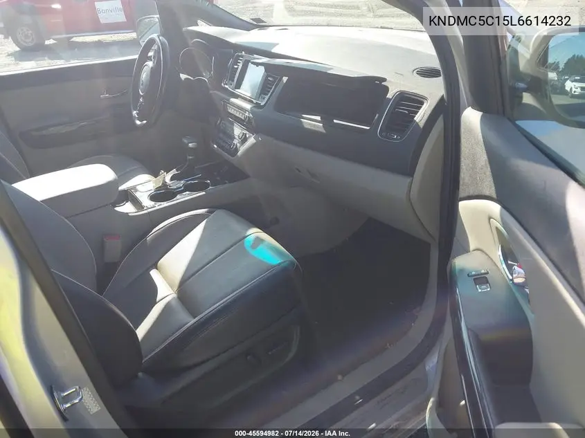 2020 Kia Sedona Sx VIN: KNDMC5C15L6614232 Lot: 45594982