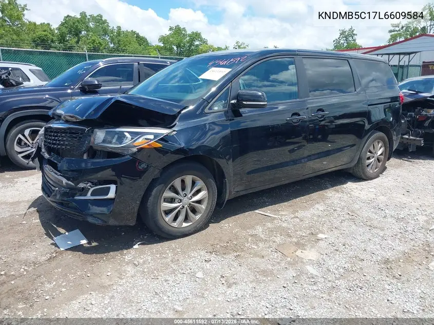 2020 Kia Sedona Lx VIN: KNDMB5C17L6609584 Lot: 45611592