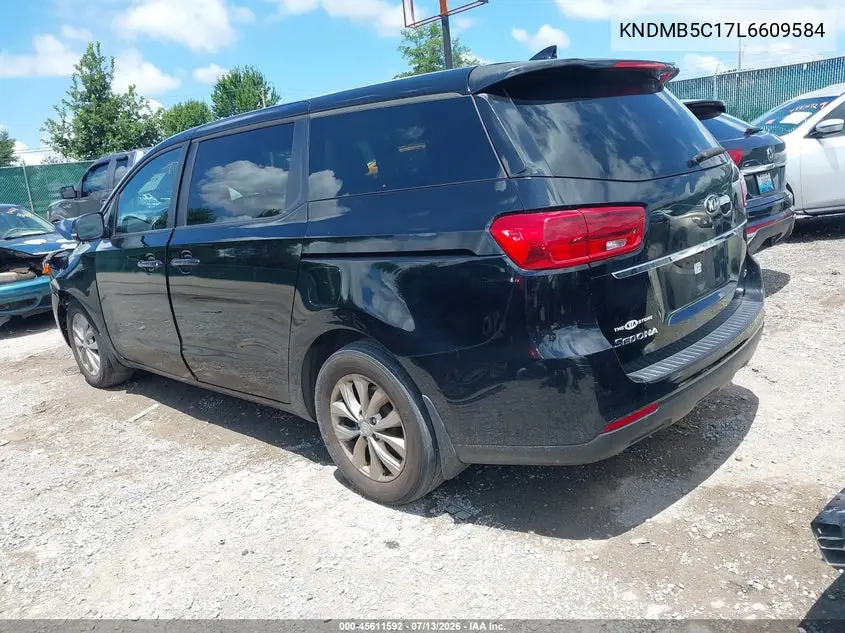 2020 Kia Sedona Lx VIN: KNDMB5C17L6609584 Lot: 45611592