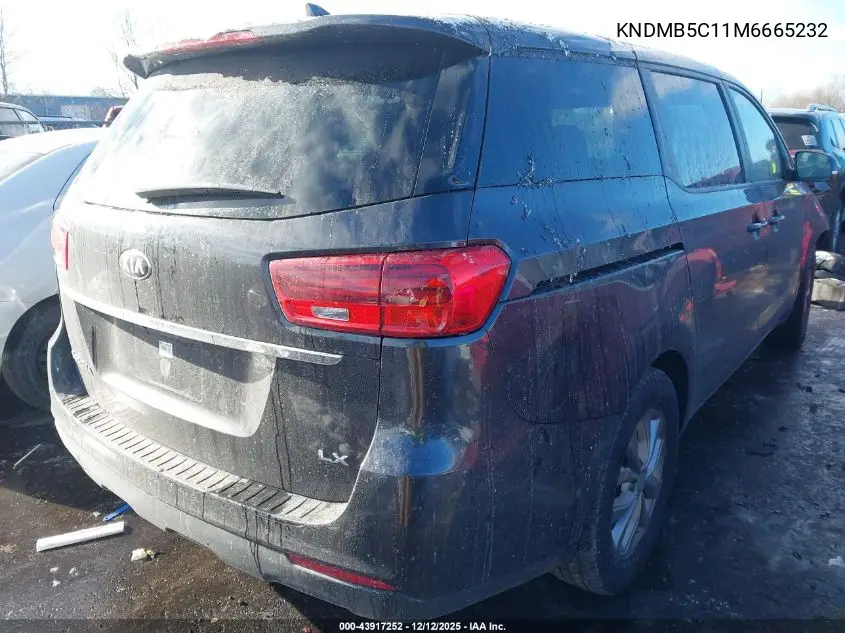 KNDMB5C11M6665232 2021 Kia Sedona Lx