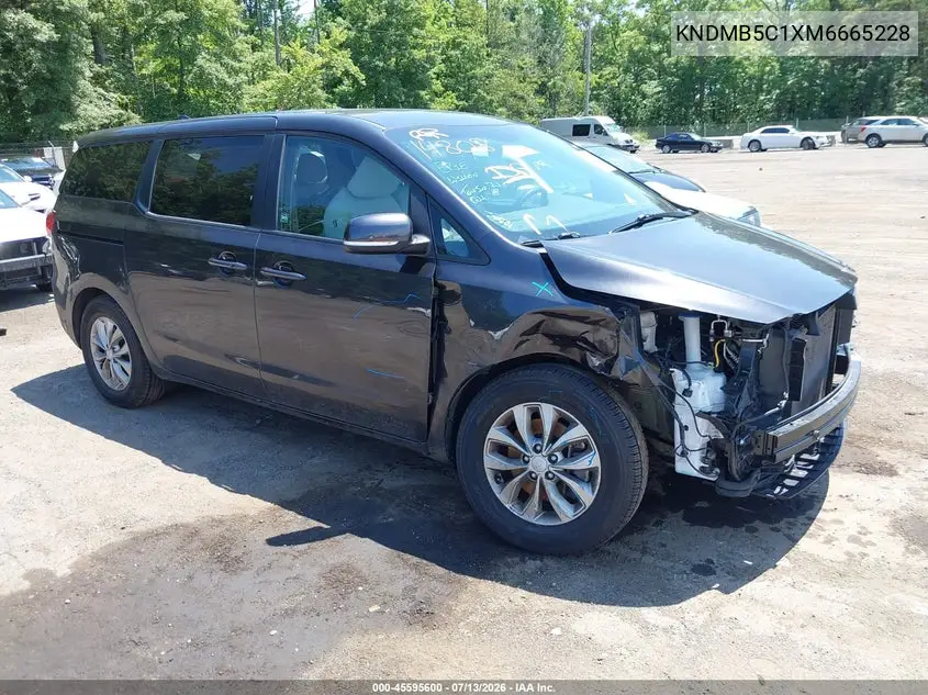 2021 Kia Sedona Lx VIN: KNDMB5C1XM6665228 Lot: 45595600
