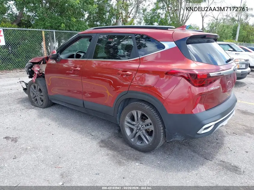 2021 Kia Seltos S VIN: KNDEU2AA3M7172761 Lot: 45182941