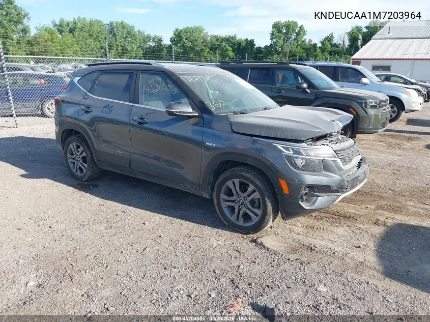 2021 Kia Seltos S VIN: KNDEUCAA1M7203964 Lot: 45204555