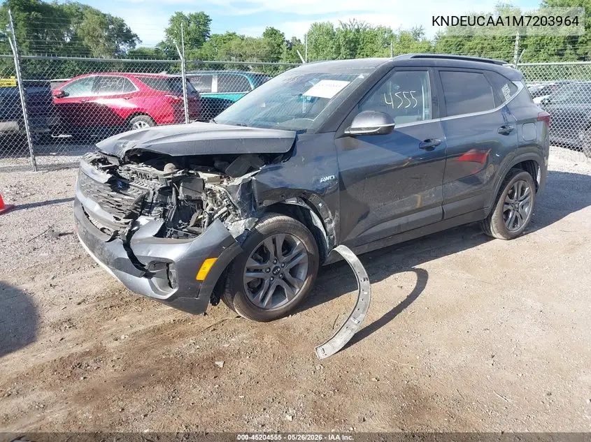2021 Kia Seltos S VIN: KNDEUCAA1M7203964 Lot: 45204555