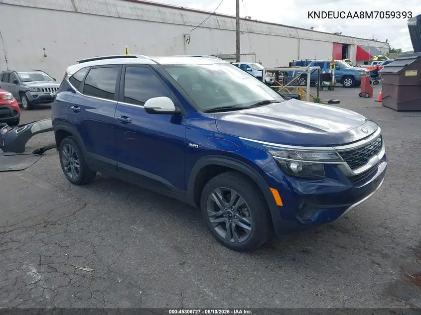 2021 Kia Seltos S VIN: KNDEUCAA8M7059393 Lot: 45306727