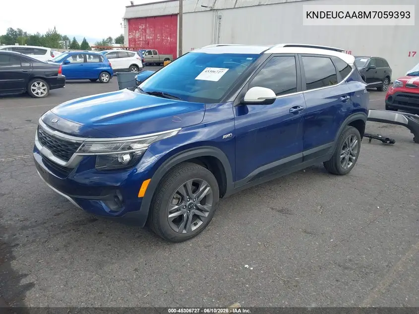 2021 Kia Seltos S VIN: KNDEUCAA8M7059393 Lot: 45306727