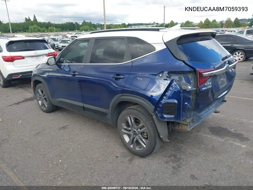 2021 Kia Seltos S VIN: KNDEUCAA8M7059393 Lot: 45306727