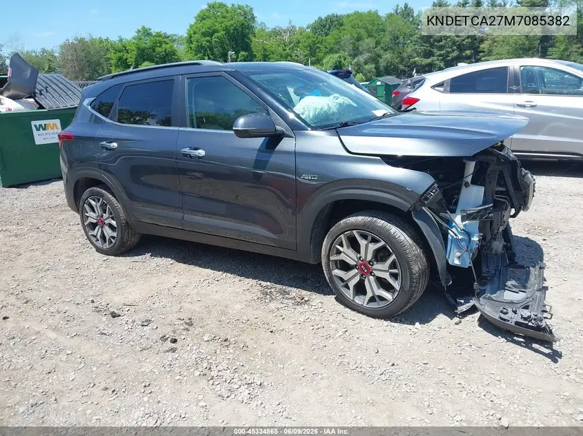 2021 Kia Seltos Sx Turbo VIN: KNDETCA27M7085382 Lot: 45334865