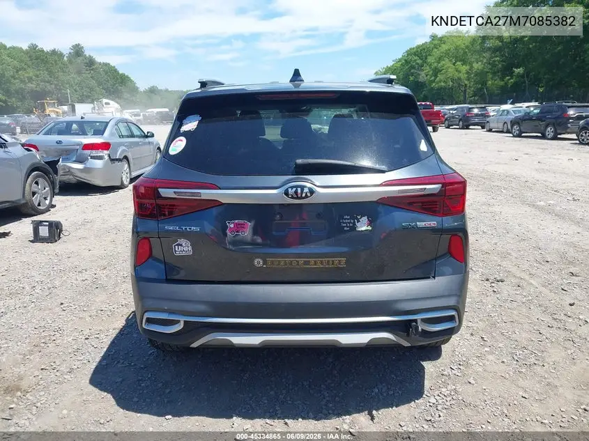 2021 Kia Seltos Sx Turbo VIN: KNDETCA27M7085382 Lot: 45334865