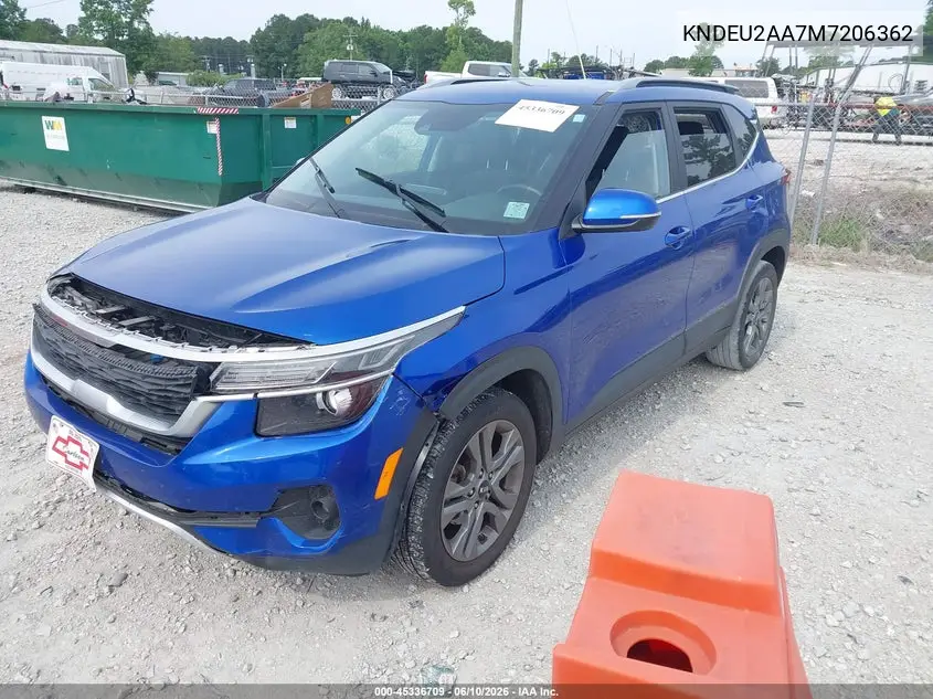 2021 Kia Seltos S VIN: KNDEU2AA7M7206362 Lot: 45336709