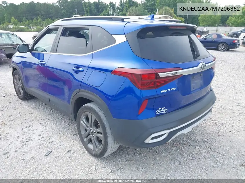 2021 Kia Seltos S VIN: KNDEU2AA7M7206362 Lot: 45336709