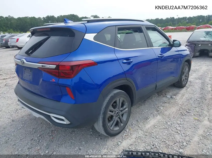 2021 Kia Seltos S VIN: KNDEU2AA7M7206362 Lot: 45336709