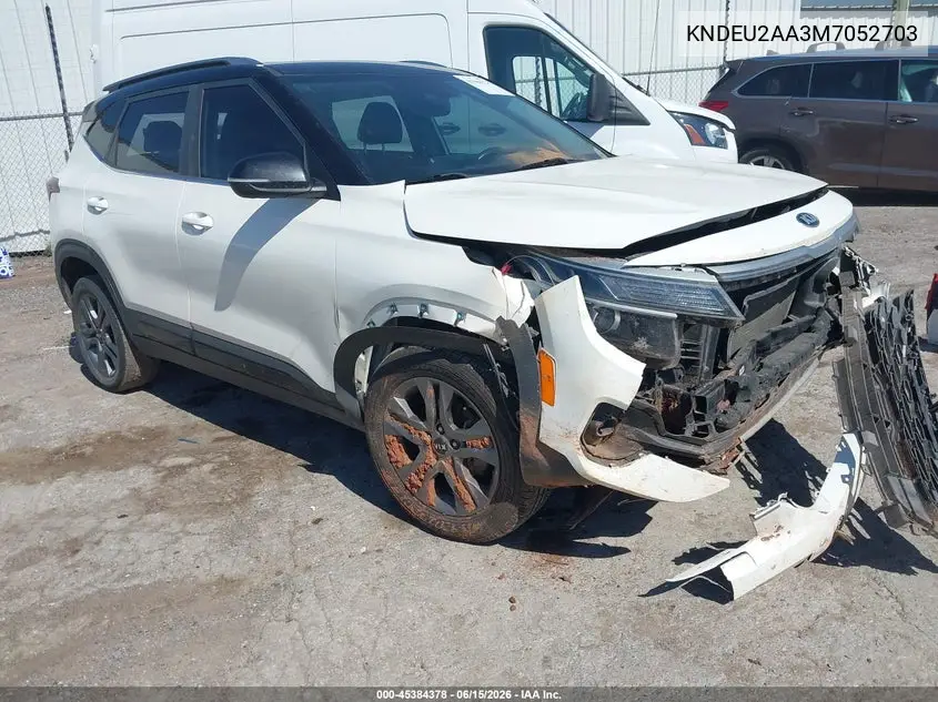 2021 Kia Seltos S VIN: KNDEU2AA3M7052703 Lot: 45384378