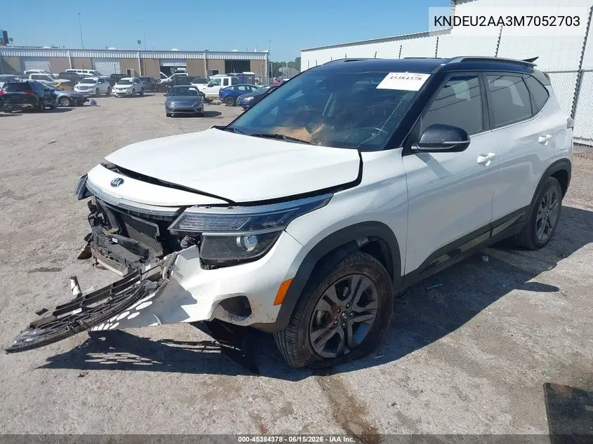 2021 Kia Seltos S VIN: KNDEU2AA3M7052703 Lot: 45384378