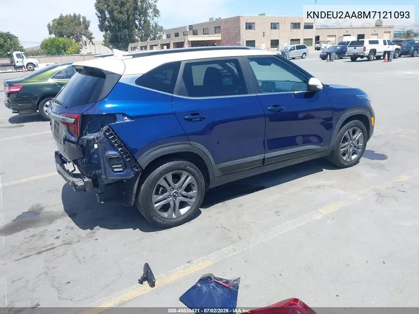 2021 Kia Seltos S VIN: KNDEU2AA8M7121093 Lot: 45530421