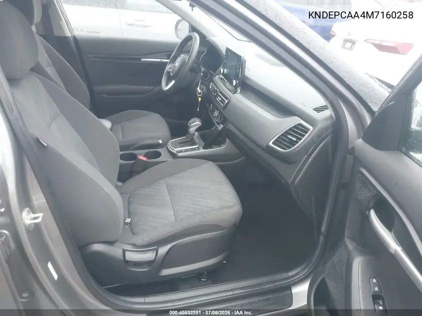 2021 Kia Seltos Lx VIN: KNDEPCAA4M7160258 Lot: 45532351