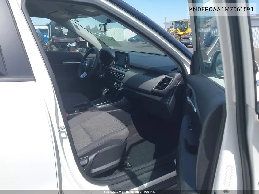 2021 Kia Seltos Lx VIN: KNDEPCAA1M7061591 Lot: 45542716