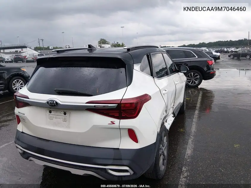2021 Kia Seltos S VIN: KNDEUCAA9M7046460 Lot: 45580679