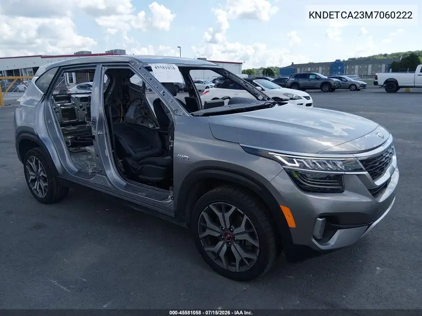 2021 Kia Seltos Sx Turbo VIN: KNDETCA23M7060222 Lot: 45581058