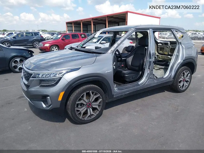 2021 Kia Seltos Sx Turbo VIN: KNDETCA23M7060222 Lot: 45581058