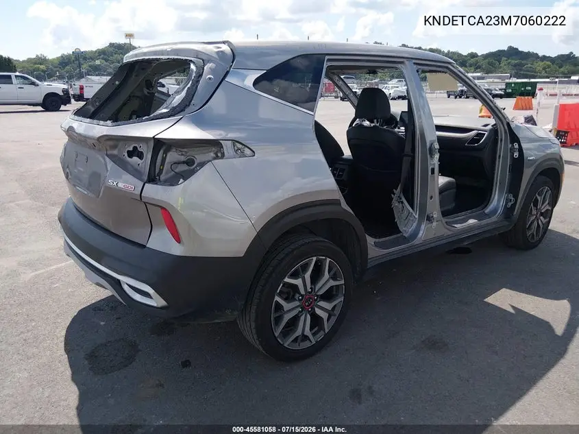 2021 Kia Seltos Sx Turbo VIN: KNDETCA23M7060222 Lot: 45581058