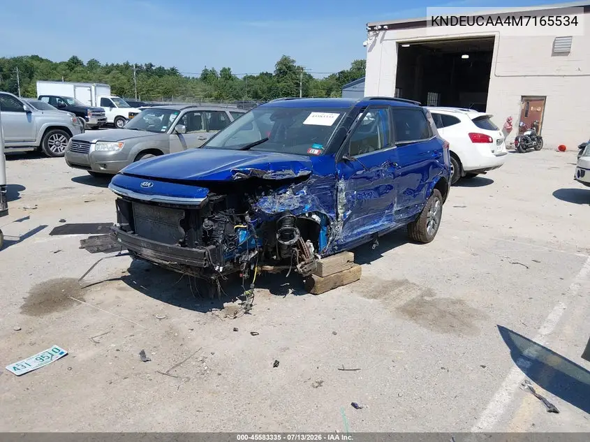 2021 Kia Seltos S VIN: KNDEUCAA4M7165534 Lot: 45583335